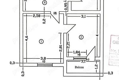 Apartament cu 3 camere semidecomandat în Central - 6