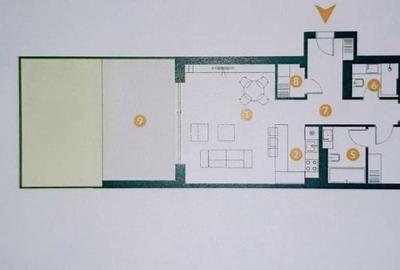 Baneasa Shopping City-3 camere cu gradina 60 mp, complex securizat, loc de joaca - 15