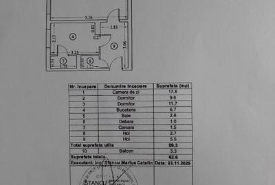 Apartament cu 3 camere semidecomandat în Rahova - 3