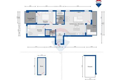 Apartament Premium, Parcare Subsol, Boxa, Panorama, 3 Camere, Vanzare - 24