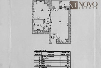 Apartament cu 2 camere semidecomandat, mobilat în Pipera - 11