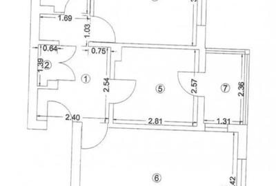 Apartament cu 2 camere decomandat în Dacia - 1