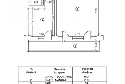 Tomis III , spatii IDEAL BIROURI, 58 mp. , imobil 2023, LOC DE PARCARE PROPRIU - 12