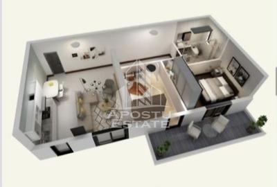 Apartament 3 camere, bloc nou, loc de parcare, zona Torontalului - 6