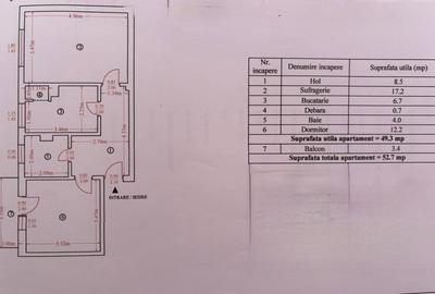 APARTAMENT 2 CAMERE, ZONĂ CENTRALĂ – TRIBUNALUL VECHI, 65.000 EURO - 12