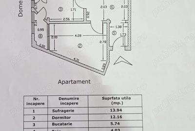 Apartament cu 2 camere decomandat în Siderurgiștilor - 1
