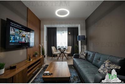Apartament cu 2 camere semidecomandat, mobilat în Pipera