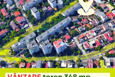 Teren 348 mp, ideal constructie casa familie, Alpinistilor 6-Domenii-Mihalache - 1