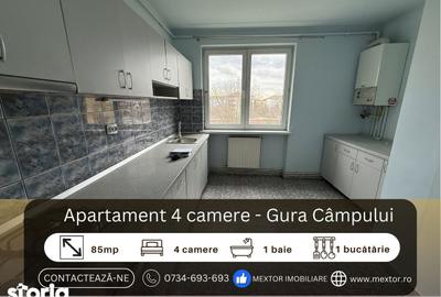 Apartament cu 4 camere decomandat în Central