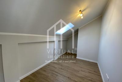 Penthouse cu 5 camere semidecomandat, mobilat în Cristian - 8