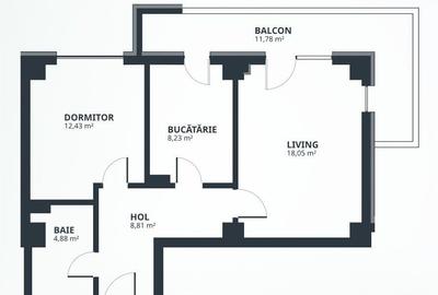 Apartament cu 2 camere decomandat în Tătărași - 2