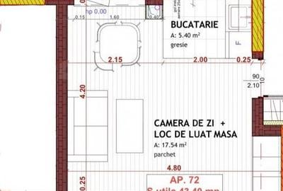 Garsonieră decomandată în Florești - 9