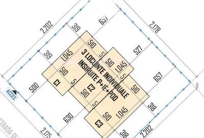 Teren de 479 mp, în Central