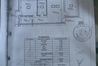 Apartament cu 3 camere decomandat în Vest - 1