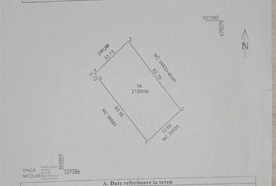 Teren Construcții intravilan de 2100 mp, în Săbăreni - 1