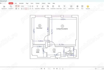 Apartament cu 2 camere în Central