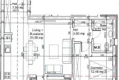 Apartament cu 2 camere decomandat în Albert