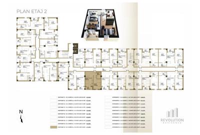 Apartament cu 2 camere decomandat în Hotvon - 8