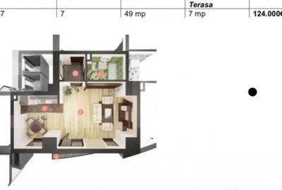 Garsonieră semidecomandată în Mănăștur