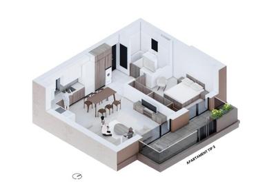 Apartament cu 2 camere decomandat în Calea Călărașilor - 9