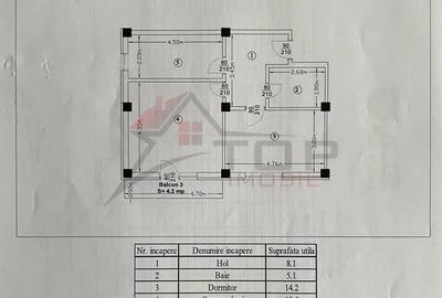 Apartament cu 2 camere decomandat în Miroslava - 8