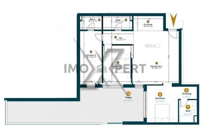 Apartament 4 camere bloc nou zona Intre Lacuri - 1