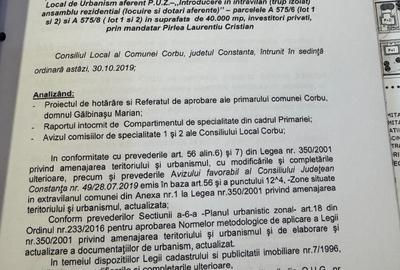 Teren de 515 mp, în Corbu - 2