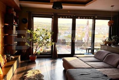 Penthouse de lux 3 camere, 120 mp, 2 bai, terasa, 2 parcari acoperite, Borhanci - 9