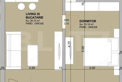 Apartament cu 2 camere semidecomandat în Central - 7