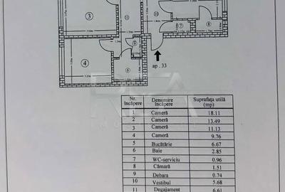 Apartament cu 4 camere decomandat în Rahova