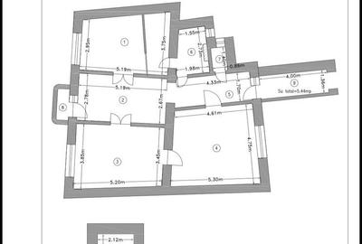 Apartament cu 3 camere în Horea - 3
