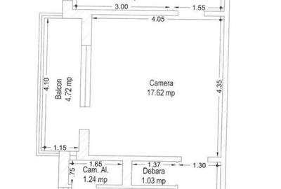 Apartament cu 2 camere în Central