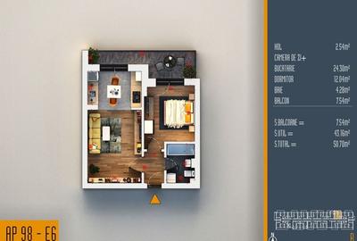 Apartament 2 camere OS,Theodor Pallady,Oportunitate,Pret de garsoniera - 1