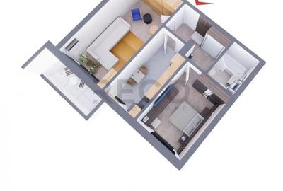 Apartament cu 2 camere decomandat în Cheriu - 2