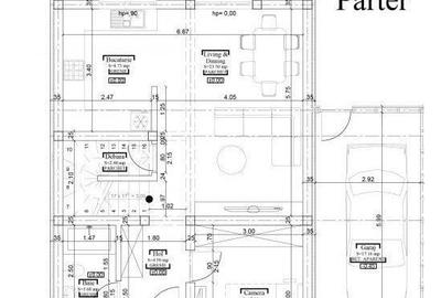 Duplex P+1, 5 camere, 104mp, garaj, teren 360mp, Cartierul Primaverii! - 7