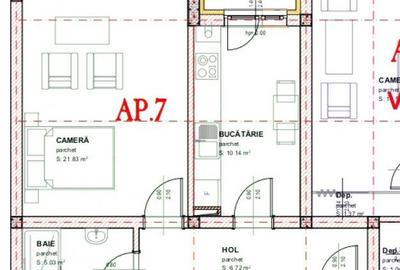 Apartament 47 mp etaj 1 zona Brana - 6