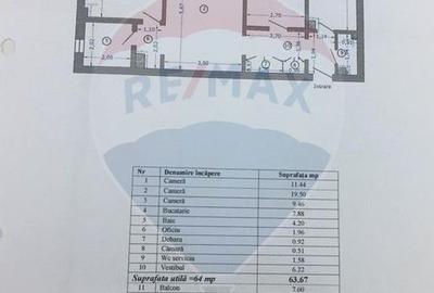 Crangasi - 3 camere, 2 bai, termopan + PVC, balcon inchis, bloc 1988 - 25