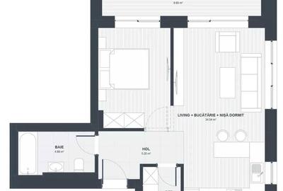 Apartament cu 2 camere în Avantgarden - 6