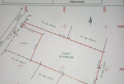 Teren de 4400 mp, în Cărpiniș