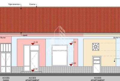Spatiu comercial de vanzare 58 mp, Str. Brancoveanu.