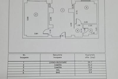 Apartament 2 camere transformat in 3 camere, Buzaului. - 5