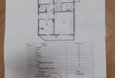 Apartament cu 3 camere decomandat în Prundu - 1