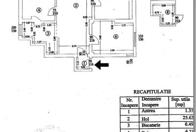 Apartament cu 3 camere în Ultracentral