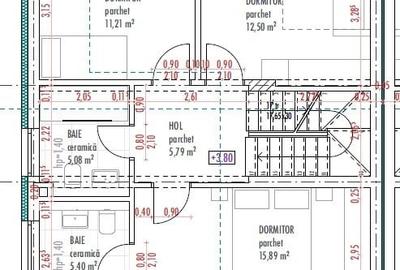 Duplex cu 5 camere cu Canalizare în Bună Ziua - 15