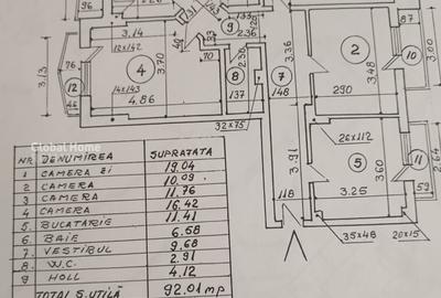 Apartament cu 4 camere decomandat, mobilat în Decebal - 15