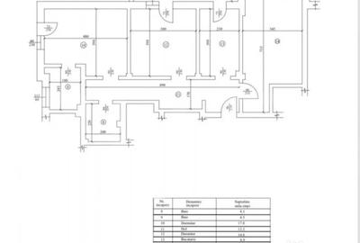 Apartament cu 3 camere decomandat în Central