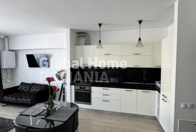 Apartament cu 2 camere semidecomandat, mobilat în Central