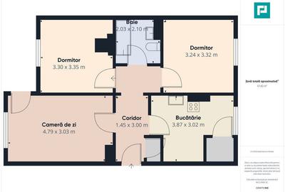 Apartament cu 3 camere decomandat în Central - 3