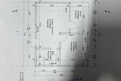Casă cu 2 camere în Central - 3