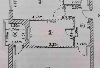Apartament cu 2 camere, mobilat în Central - 1